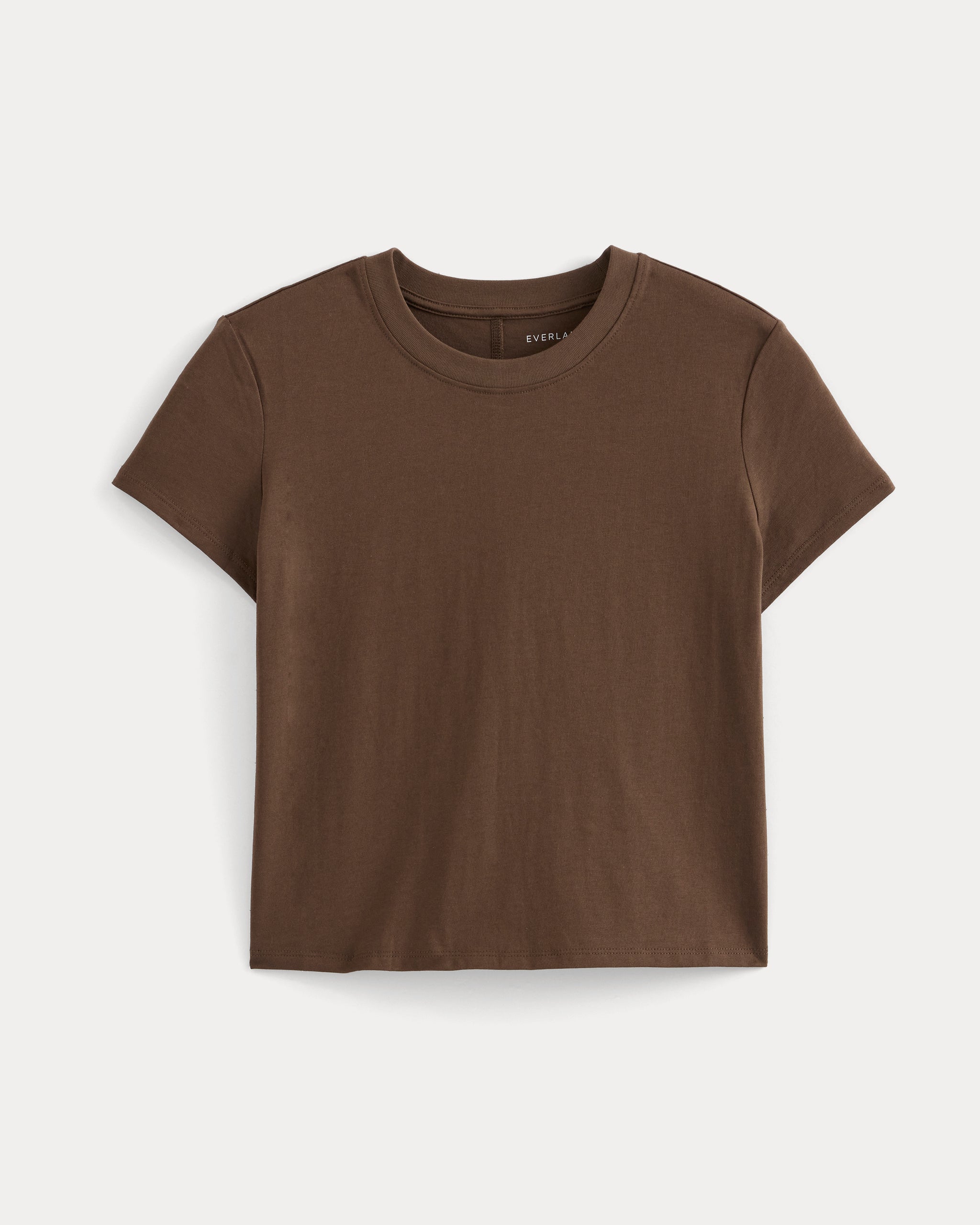 Forever Jersey Shrunken Crew |  Cocoa Brown