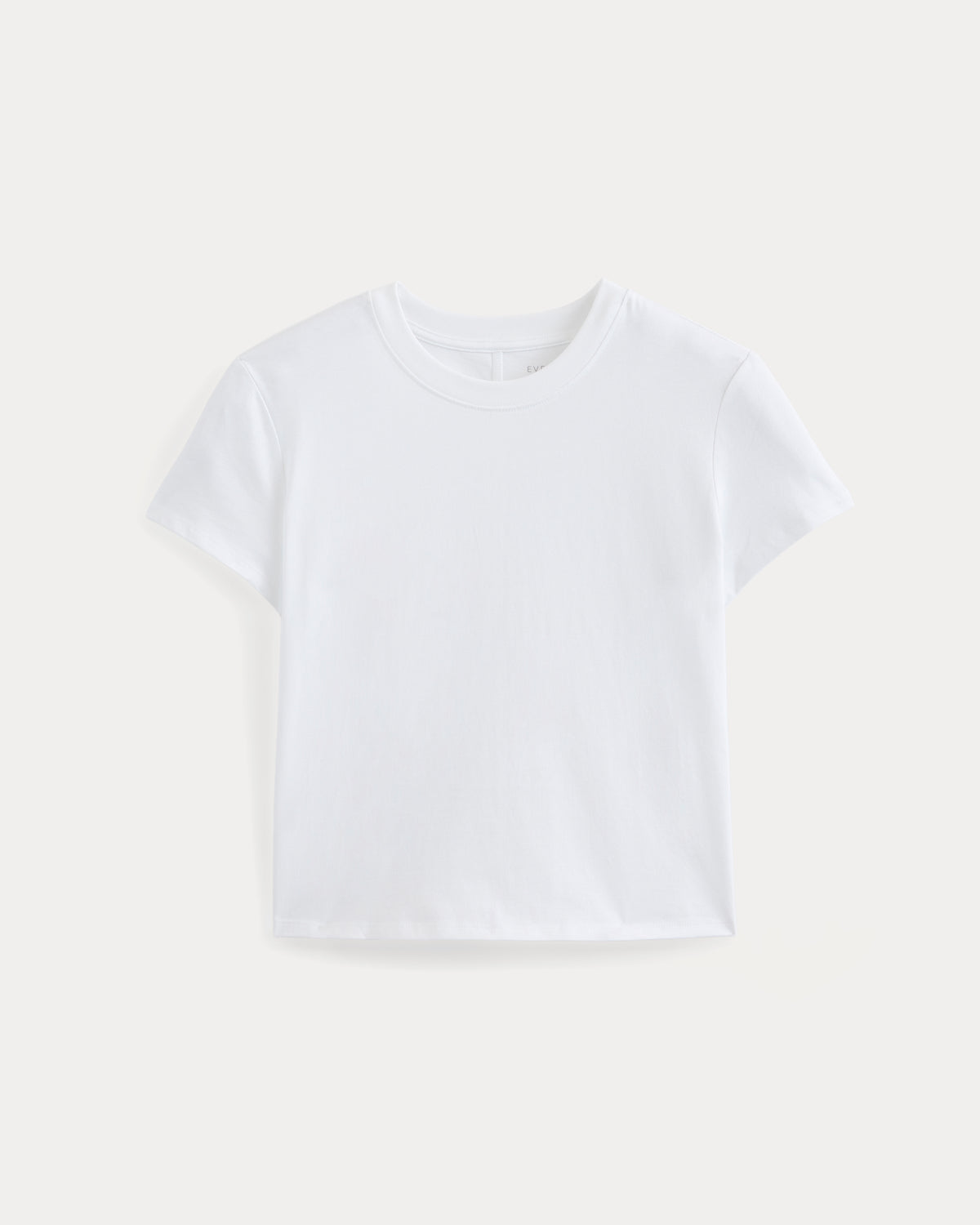 Forever Jersey Shrunken Crew | Optic White