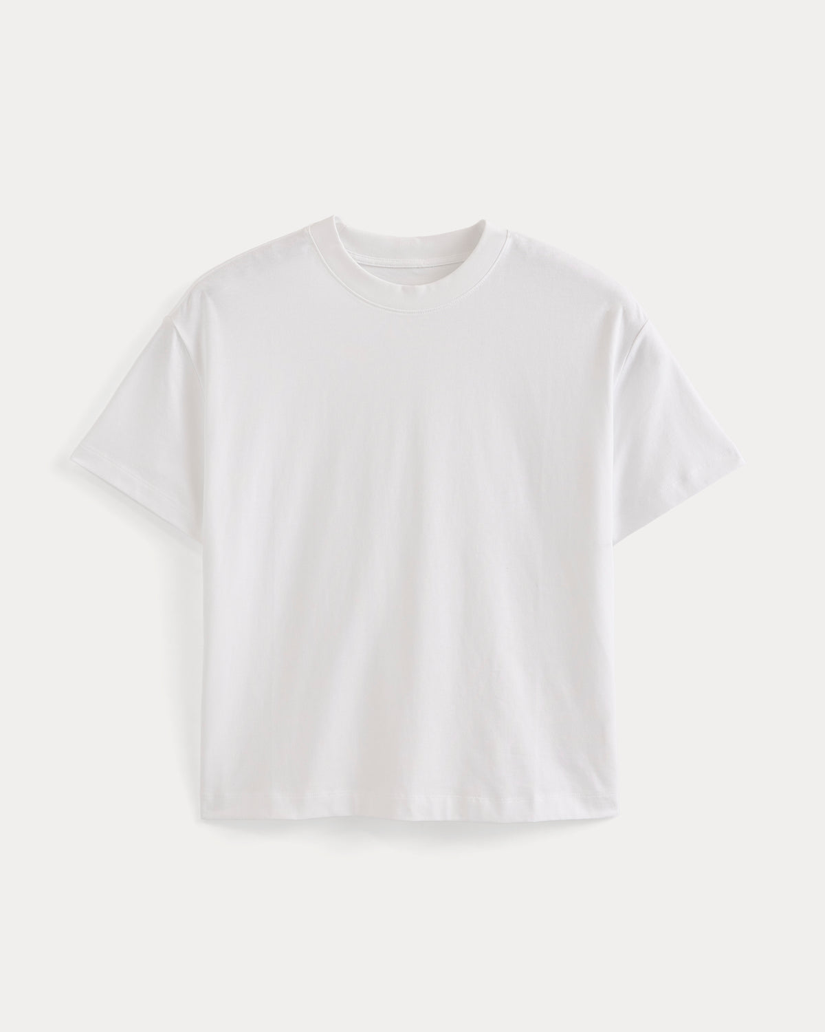 Forever Jersey Oversized Tee | White