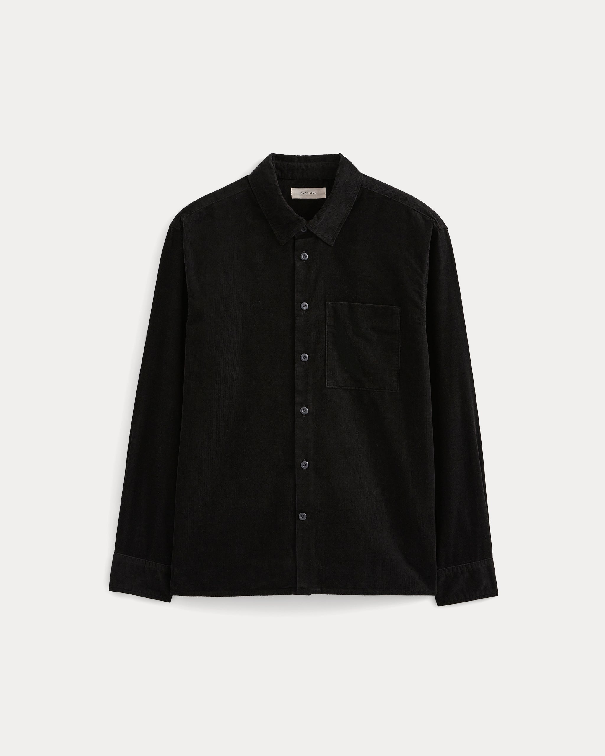 Pinwale Corduroy Shirt  |  Black