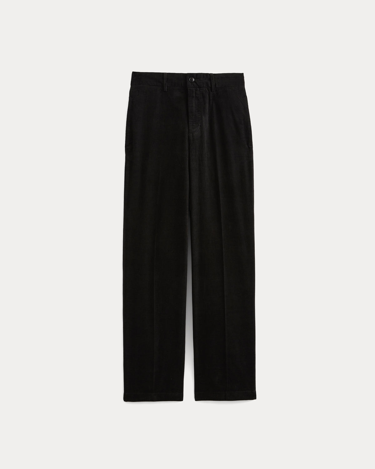 Relaxed Pinwale Corduroy Trouser |  Black