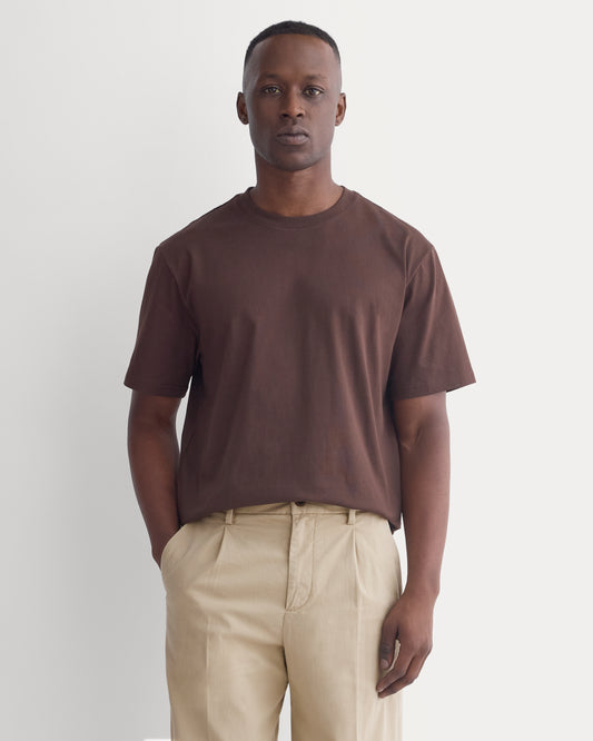 Archive Standard-Fit Cotton Crew | Coffee Bean