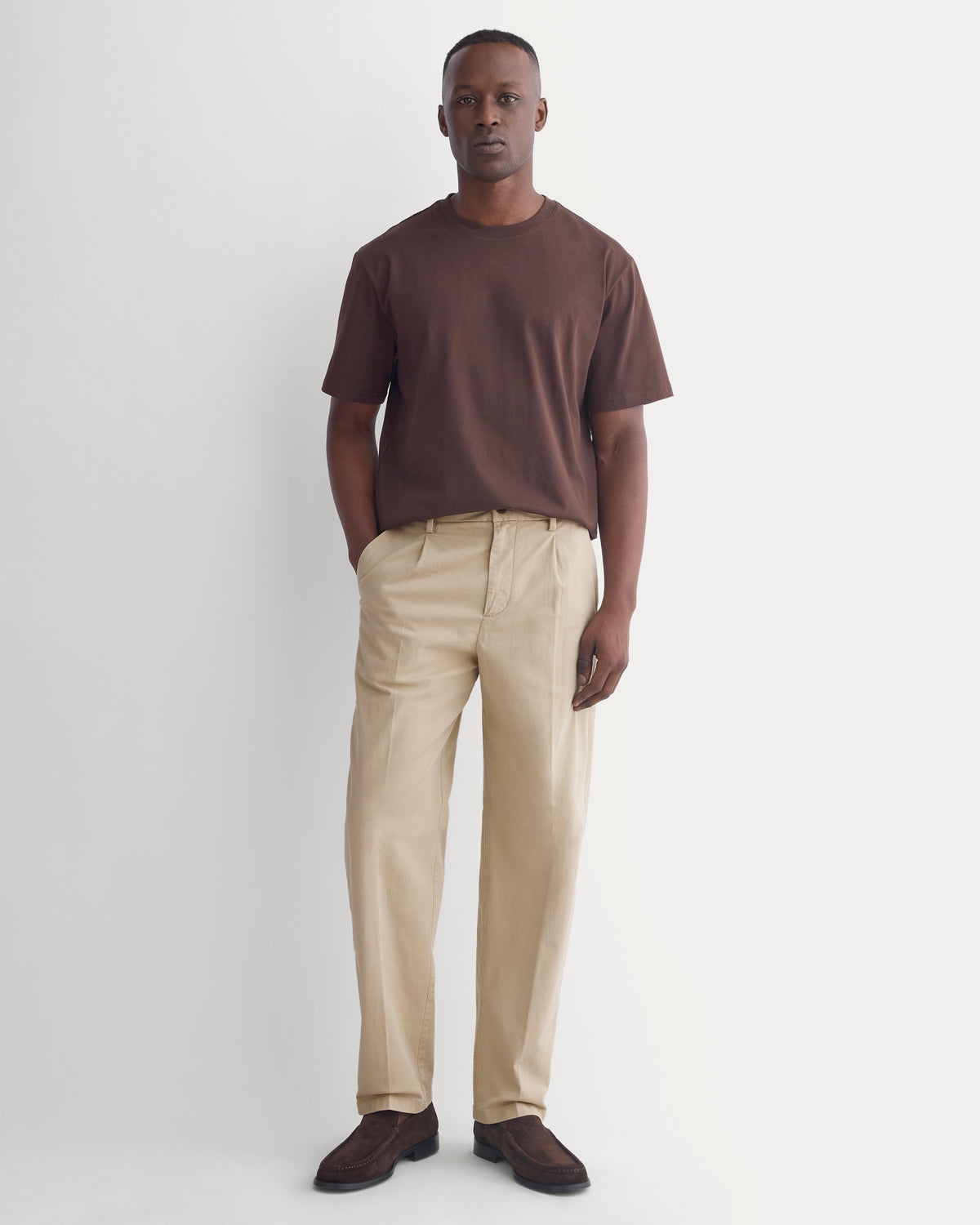 Archive Standard-Fit Cotton Crew | Coffee Bean