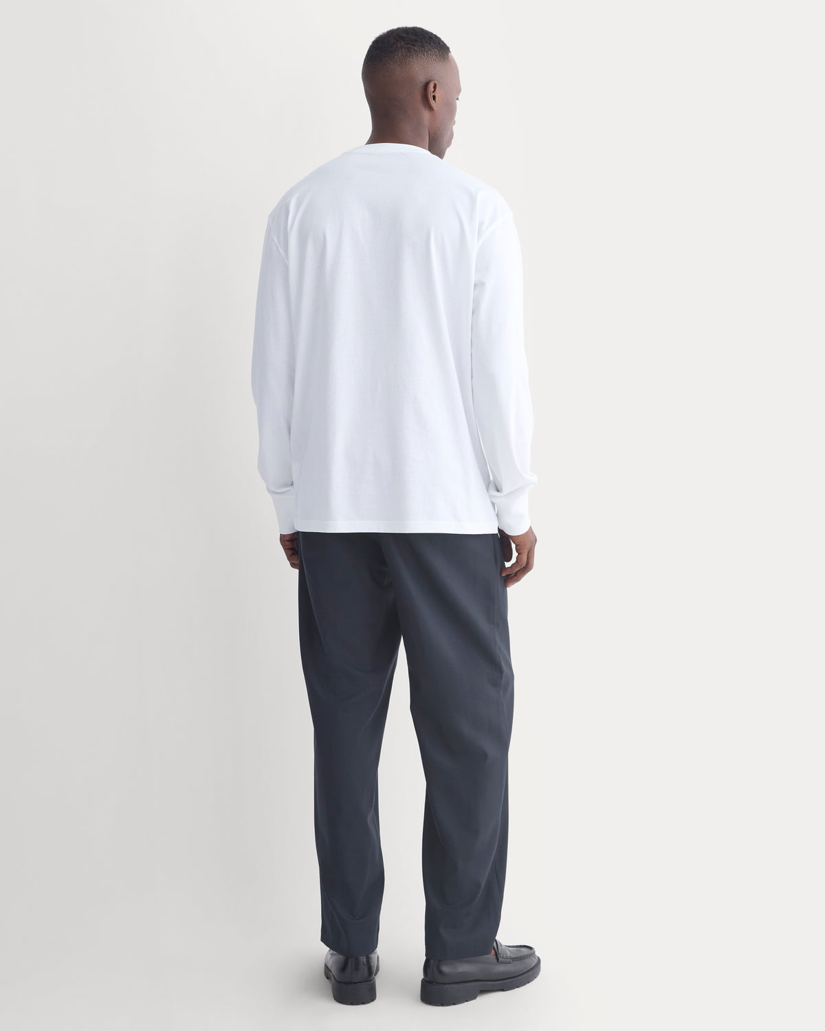Forever Jersey Premium Long Sleeve Tee | Optic White