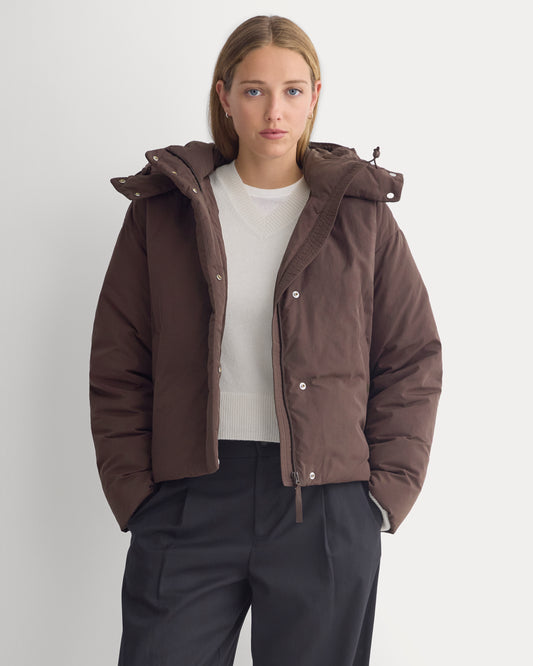 EverPuff™ Cloud Short Puffer | Coffee Bean