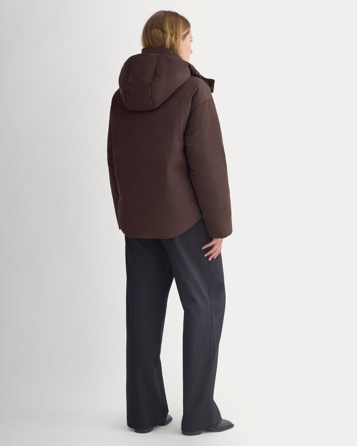 EverPuff™ Cloud Short Puffer | Coffee Bean