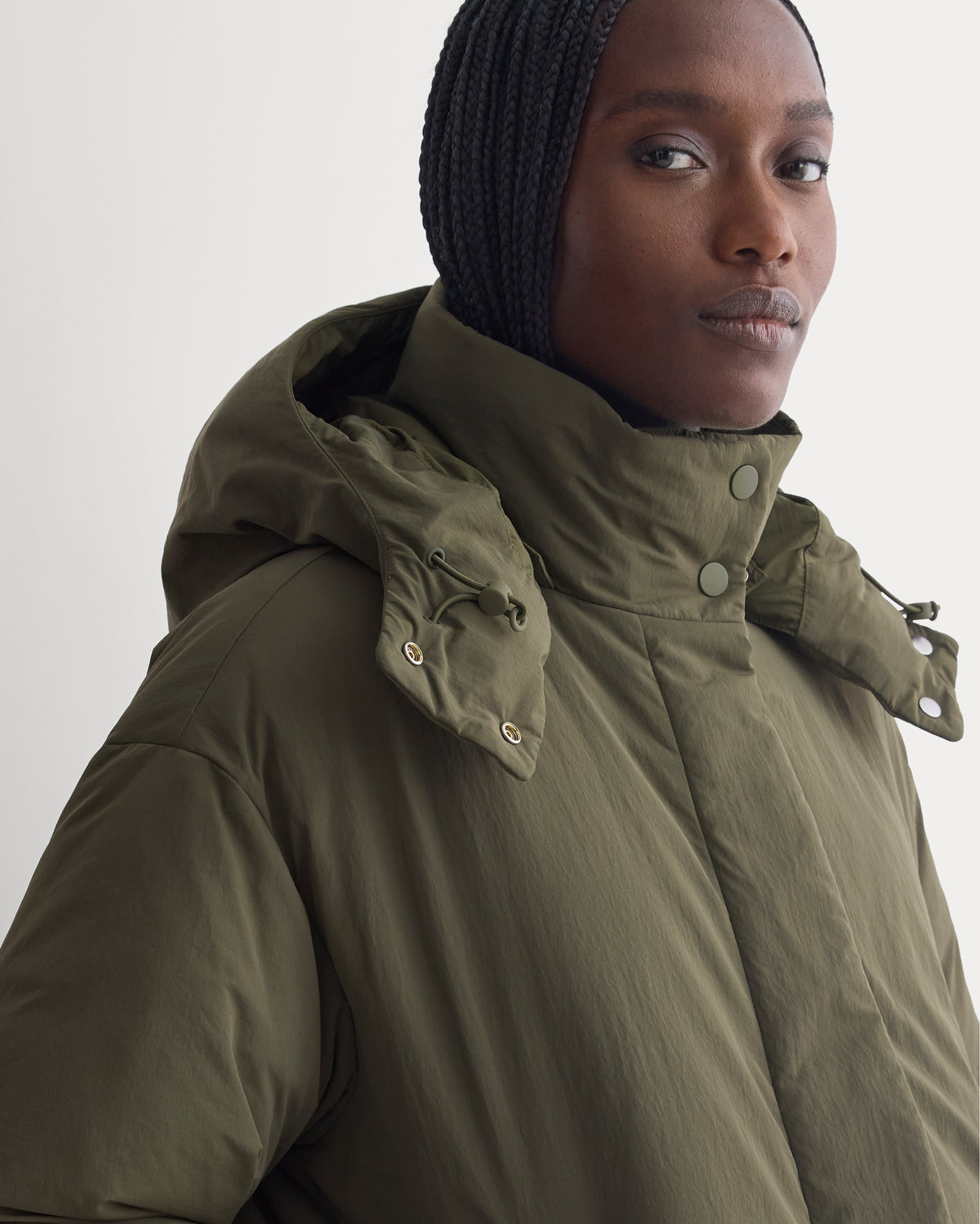 EverPuff™ Cloud Short Puffer | Olive Night