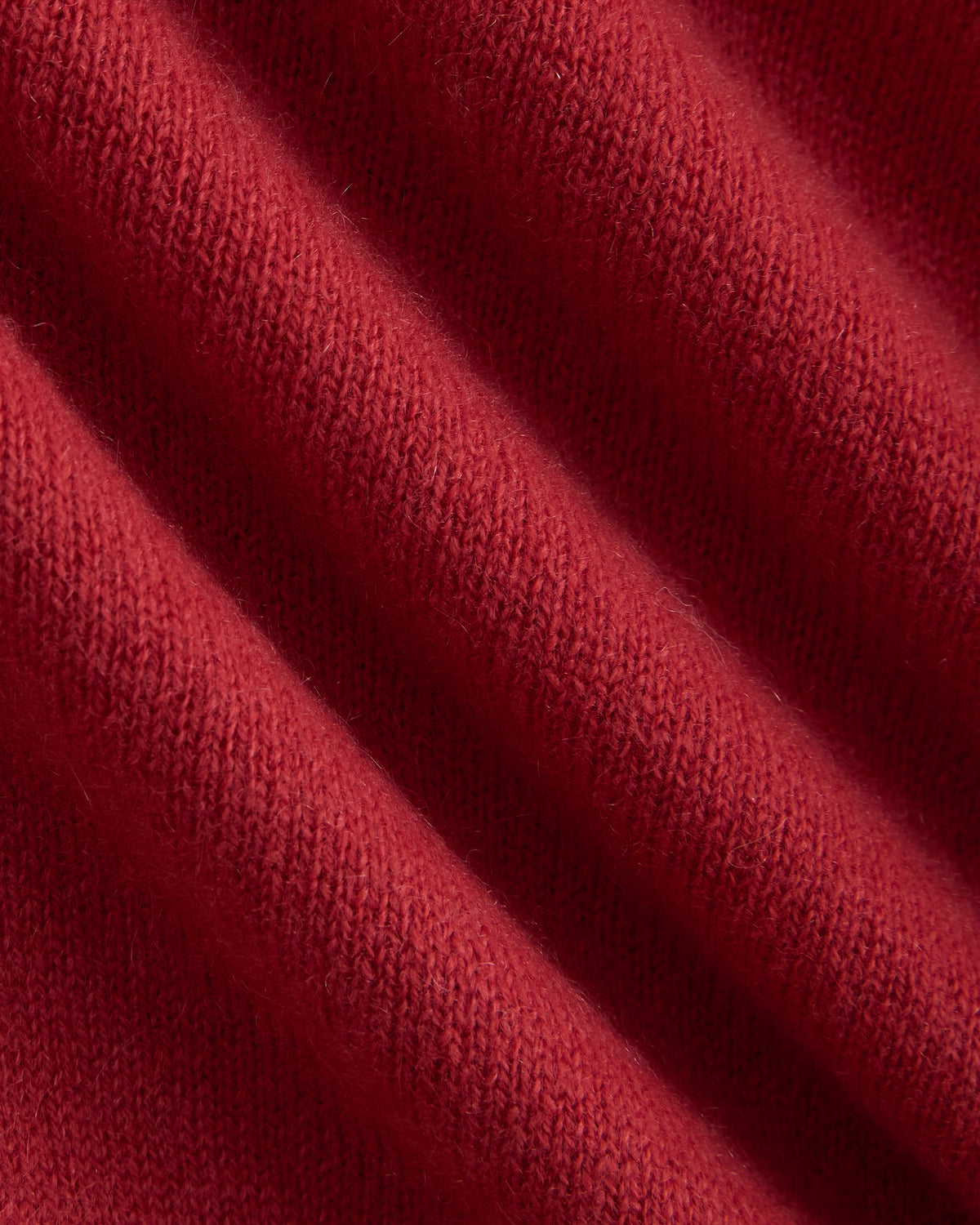 Fine Cashmere Classic Polo | Vintage Red