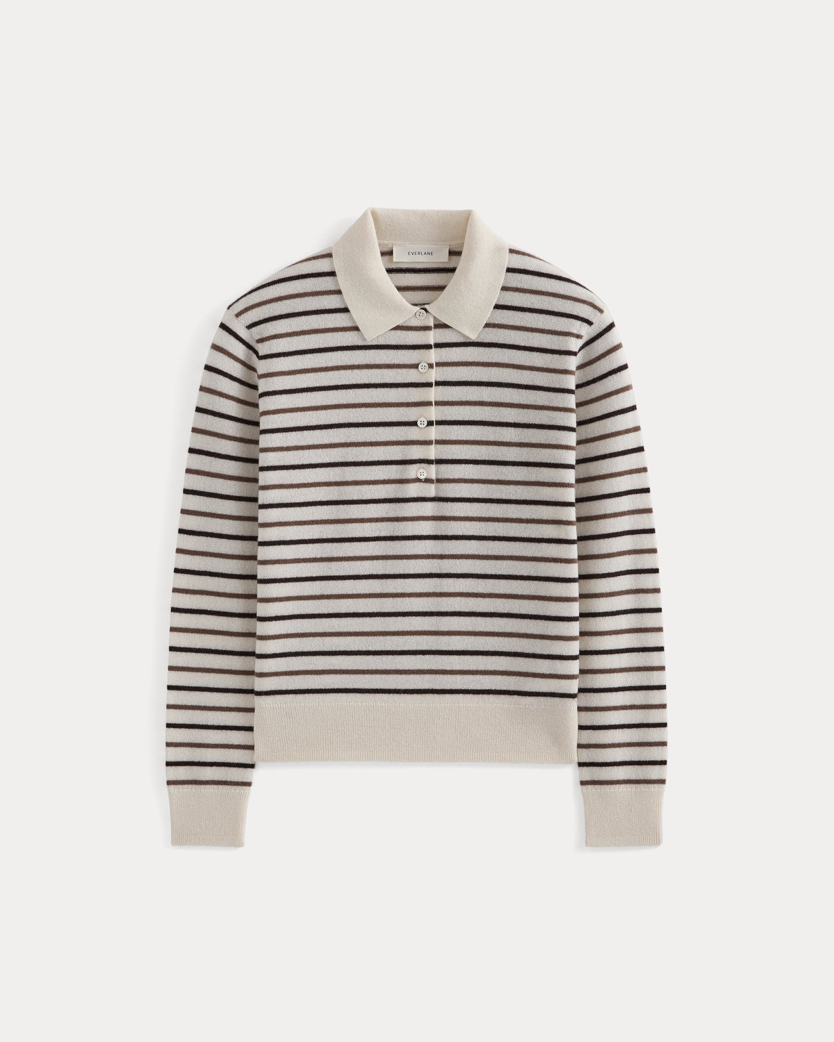 Fine Cashmere Classic Polo | Snow
