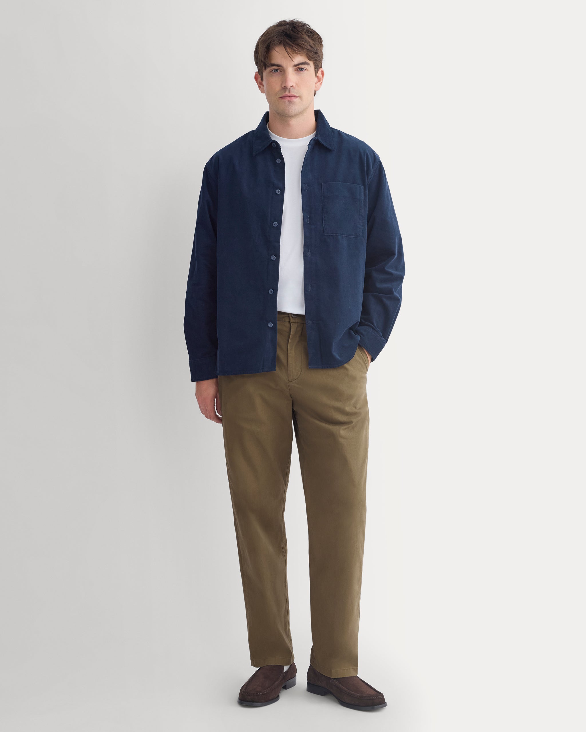 Pinwale Corduroy Shirt  |  Navy