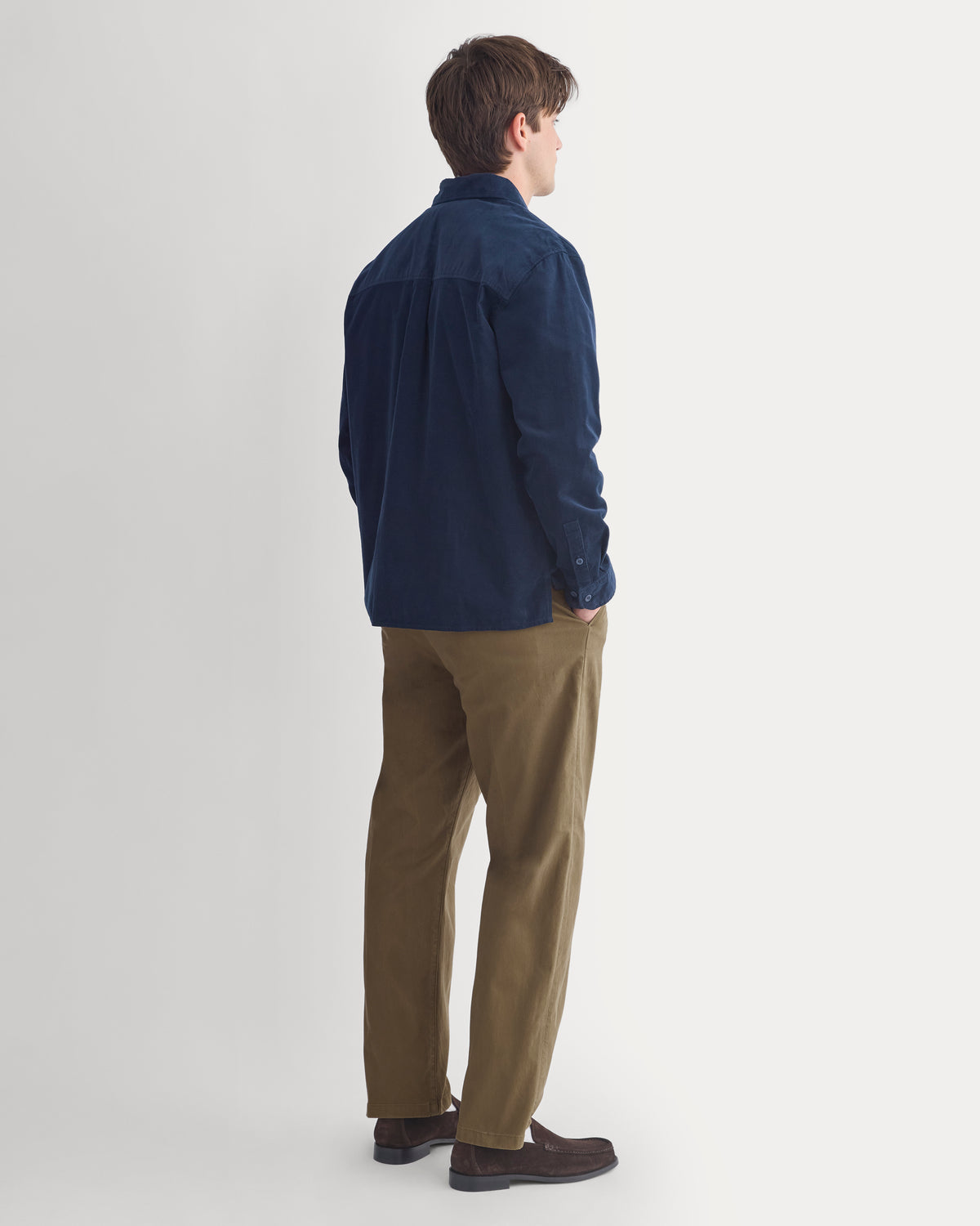 Pinwale Corduroy Shirt  |  Navy