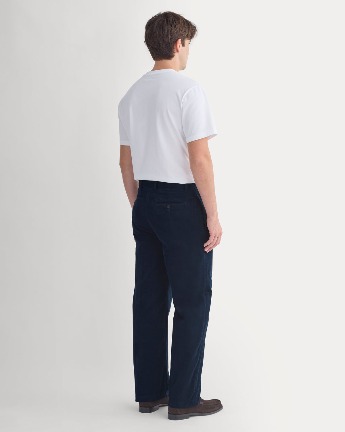 Relaxed Pinwale Corduroy Trouser | Deep Navy