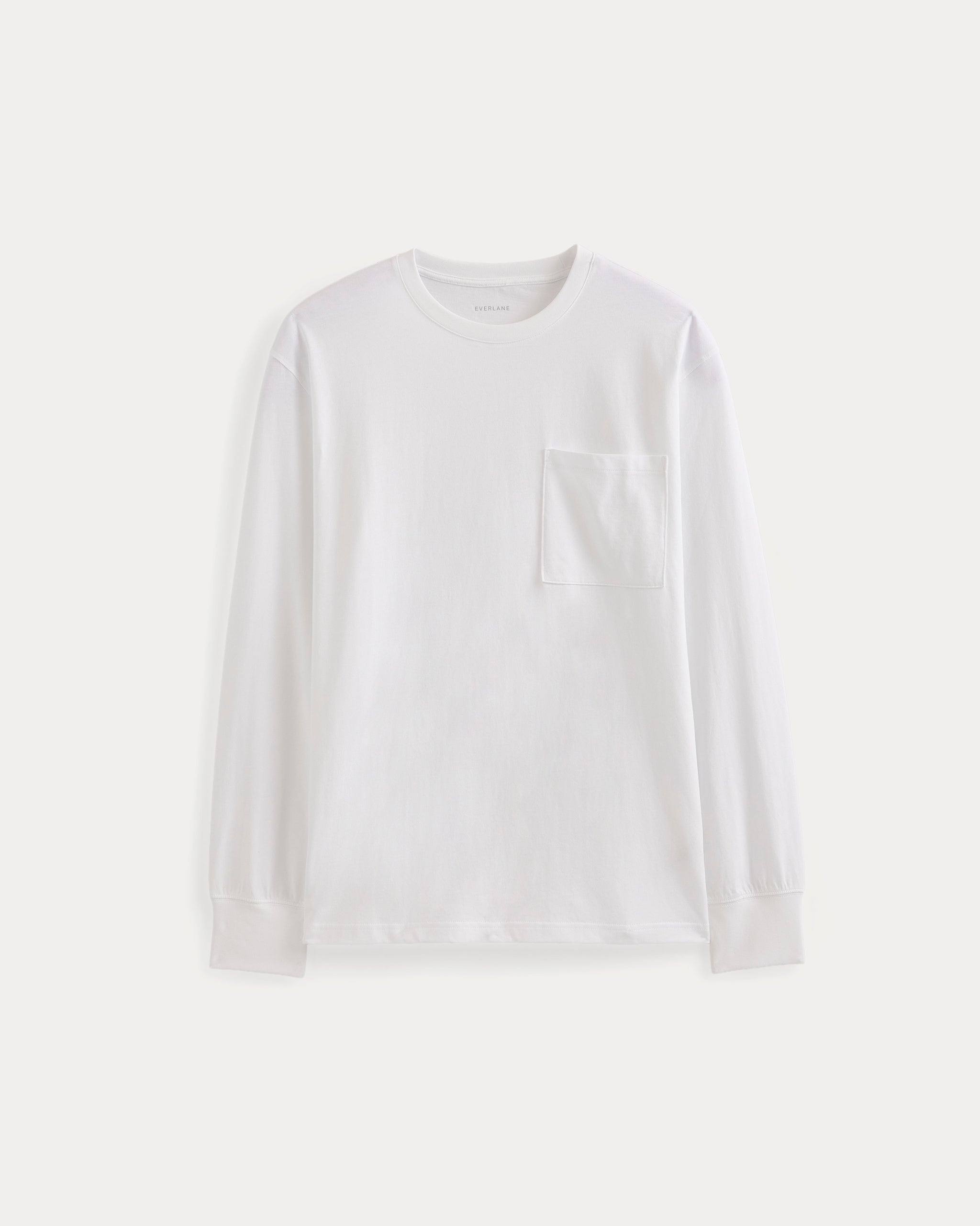 Forever Jersey Premium Long Sleeve Tee | Optic White