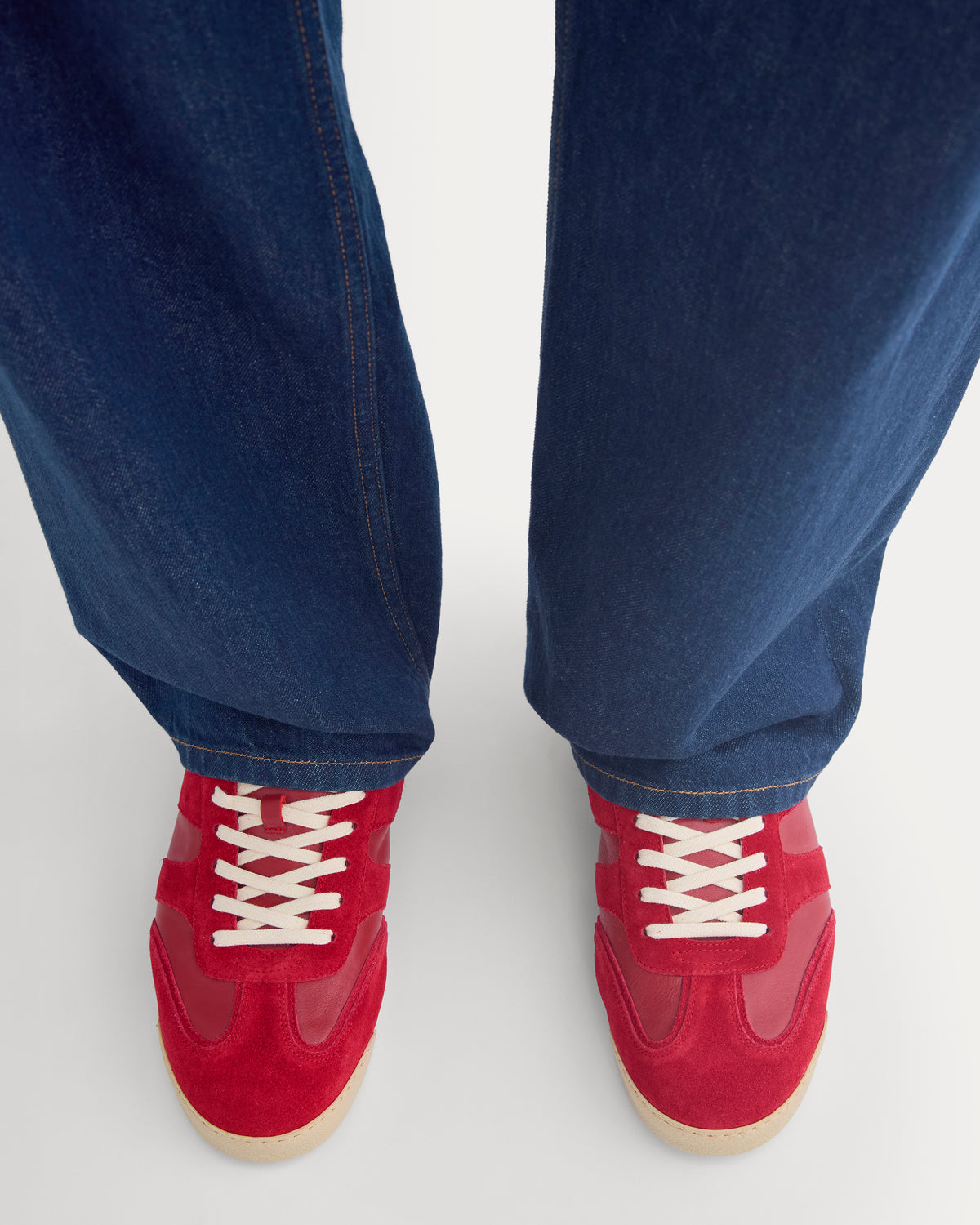 Collegium x Everlane Pista Sneaker | Crimson | Women's