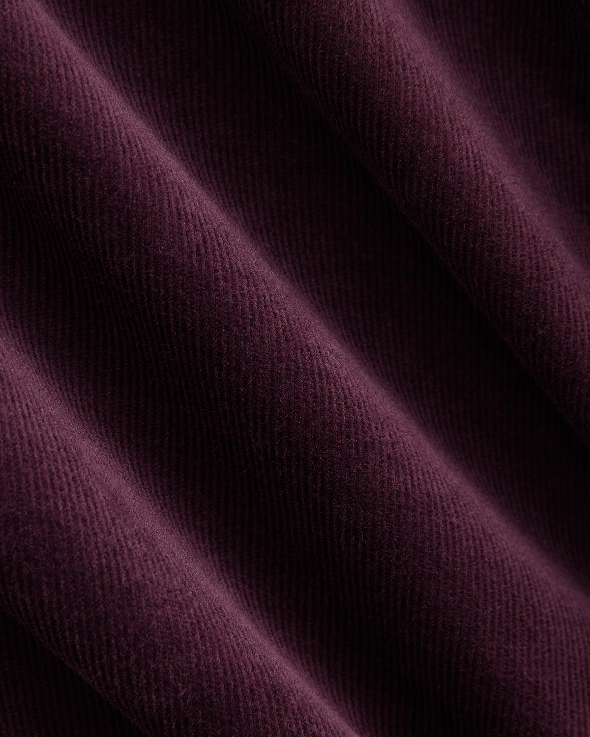 Oversized Raglan Shirt in Pinwale Corduroy - Eden Green | Deep Plum