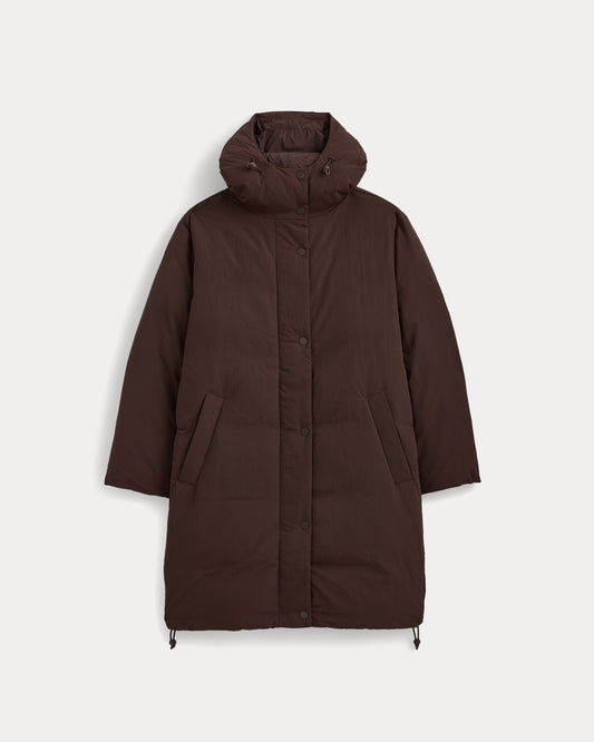 EverPuff™ Cloud Long Puffer | Coffee Bean