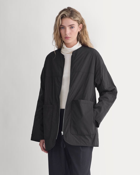 Re:Cycled Nylon Reversible Mid Liner | Meteorite/Dark Sapphire