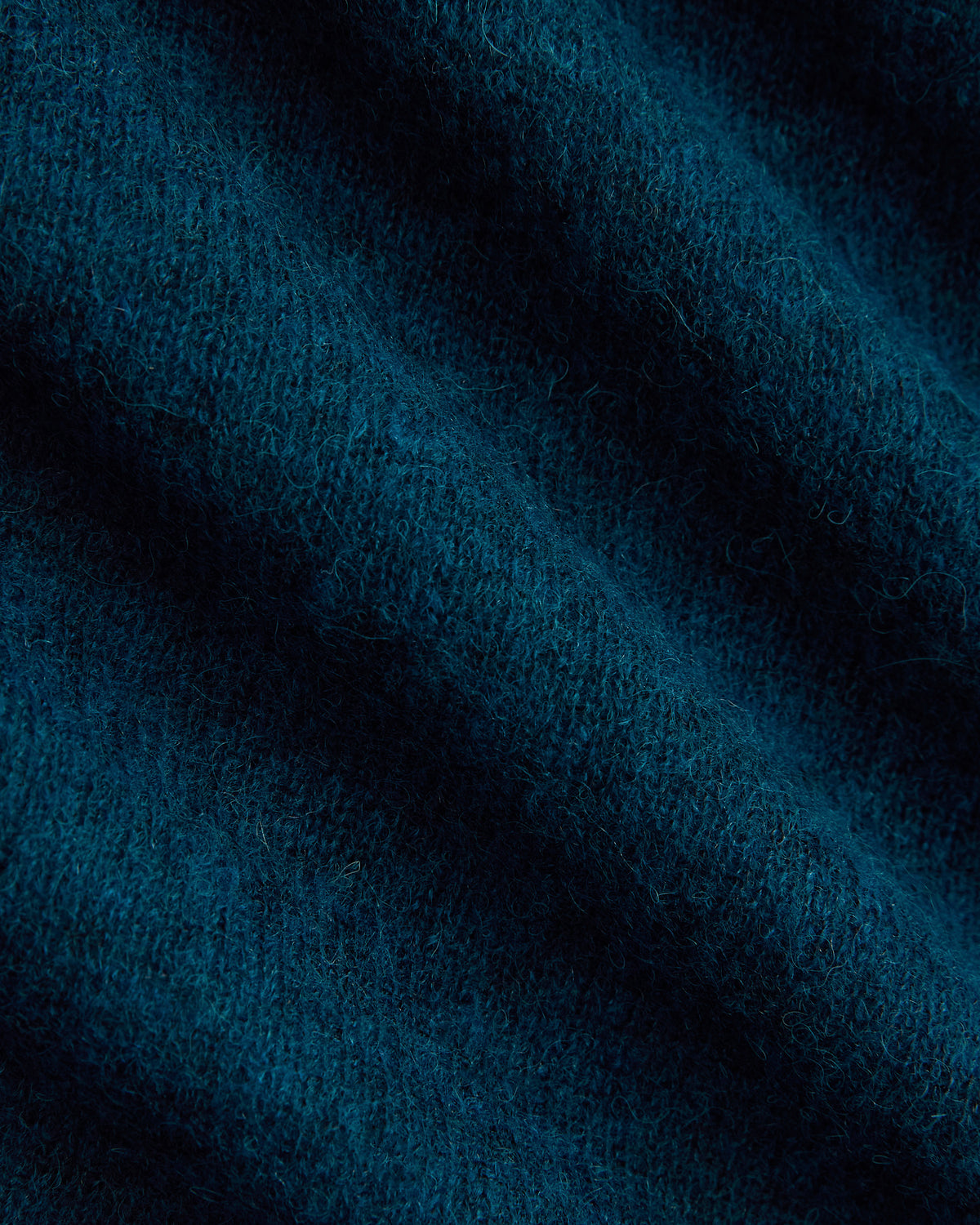 Air Alpaca Wide V Cropped Cardigan | Blue Wing Teal