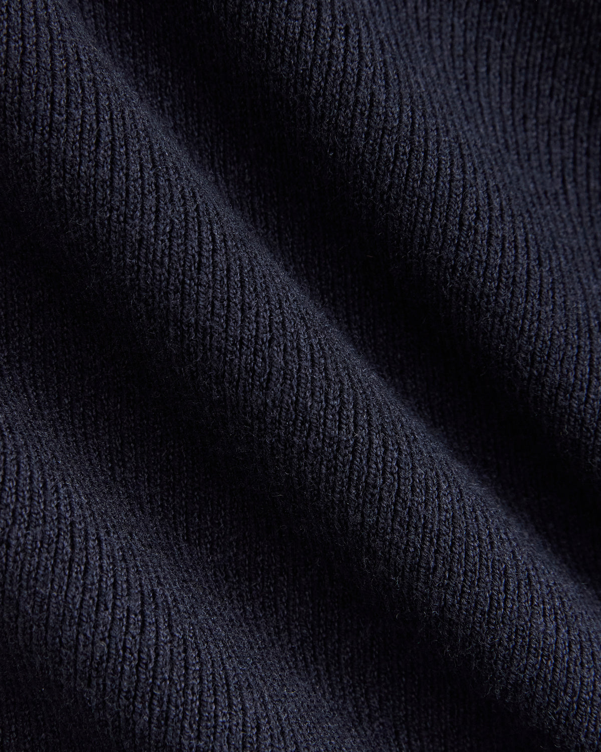 Fine Knit Off-The-Shoulder Cardigan |  Navy