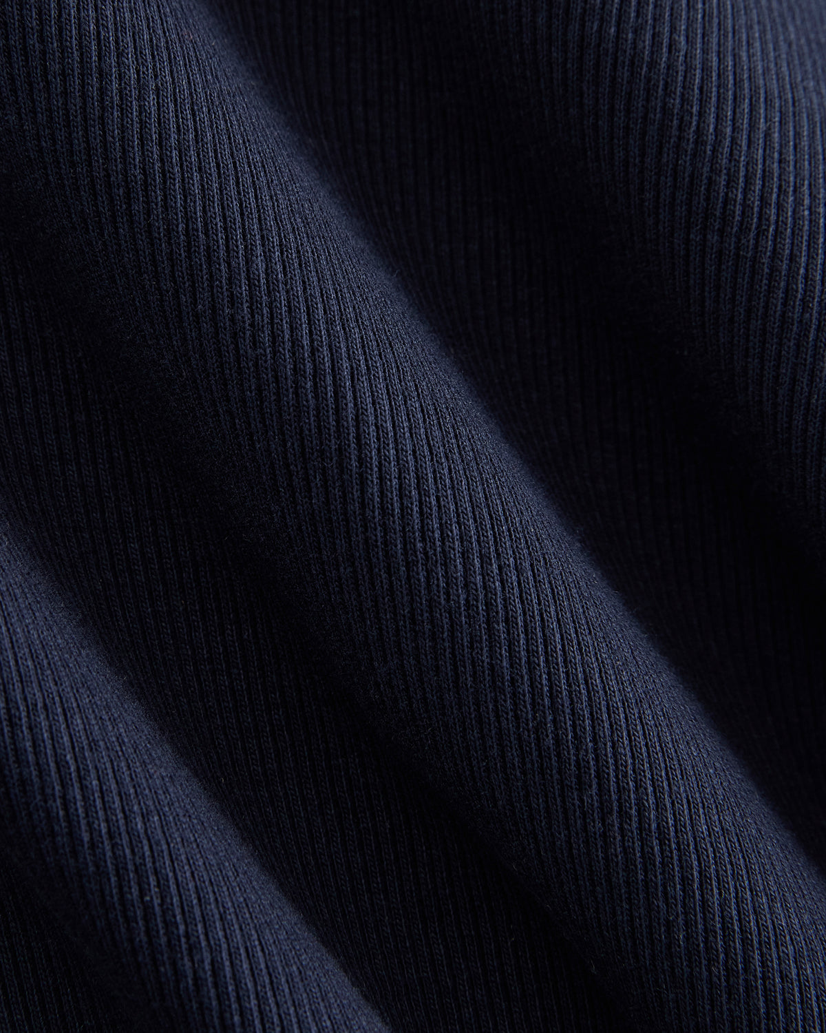 Effortless Rib Short-Sleeve Crew |  Navy