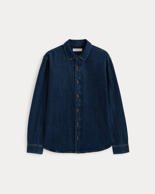 Relaxed Denim Shirt | Dark Indigo