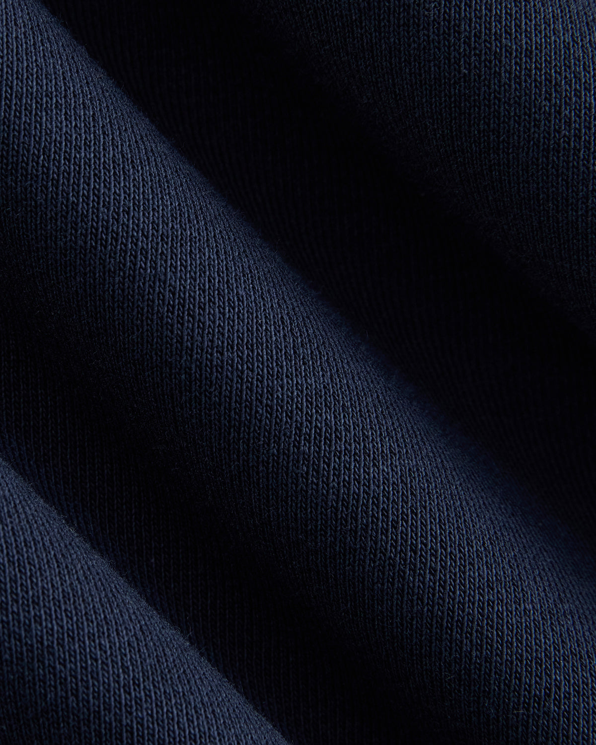 Luxe Fleece Rugby Polo | Deep Navy