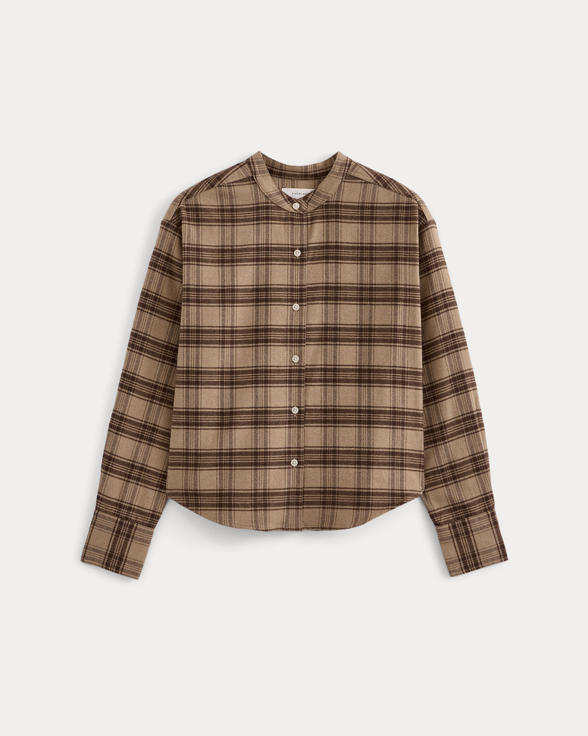 Flannel Shirt | Heather Camel/Hot Fudge