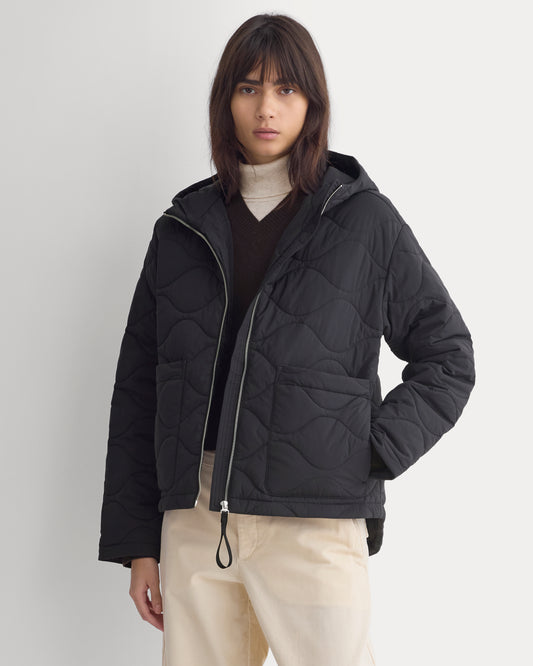 Re:Cycled Nylon Hooded Liner |  Black