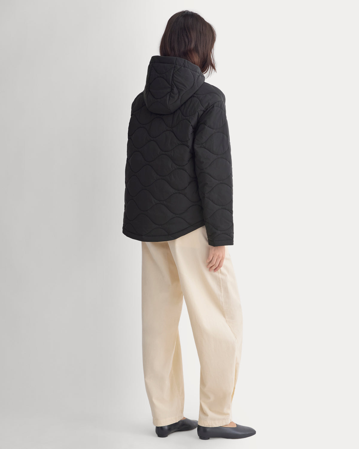 Re:Cycled Nylon Hooded Liner |  Black