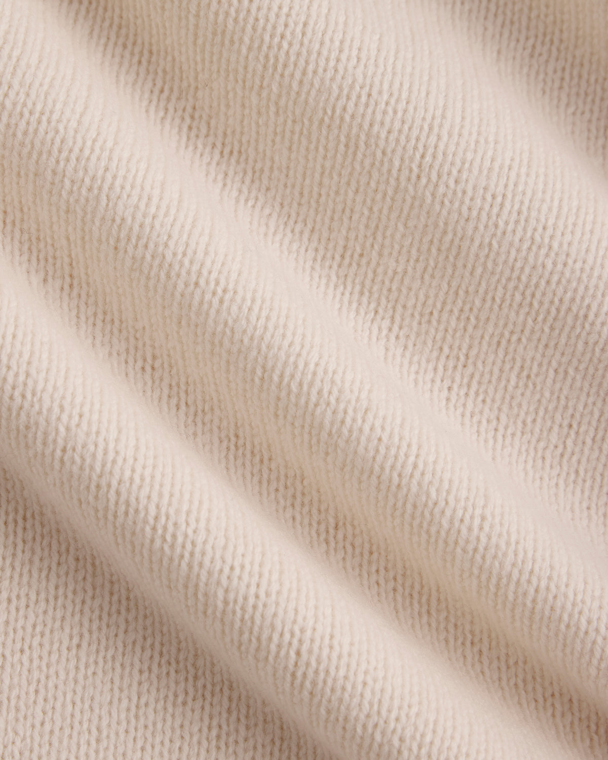 V-Neck Sweater in Extrafine Luxe Merino | Bone