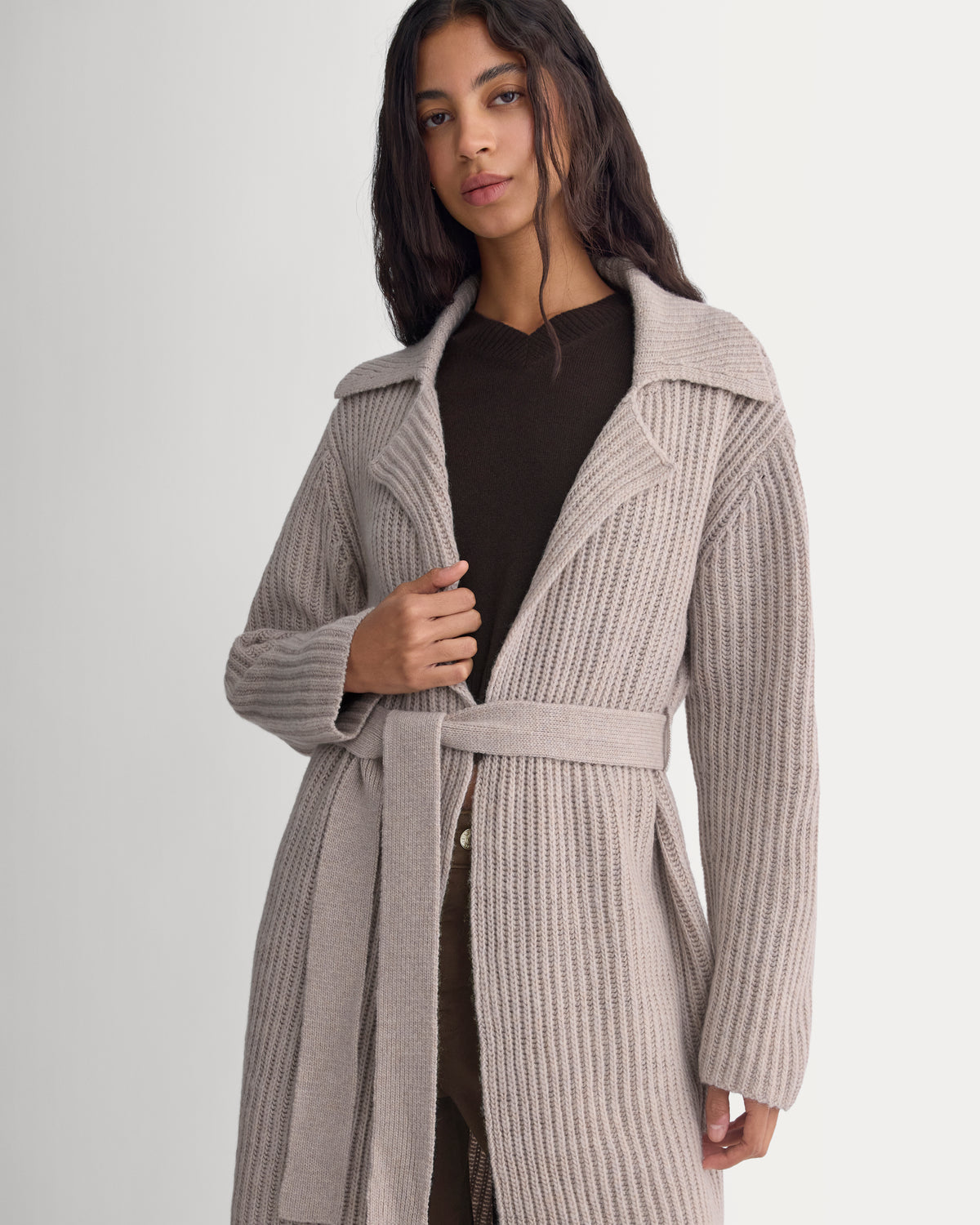 Sweater Robe in Lofty Merino | Better Beige