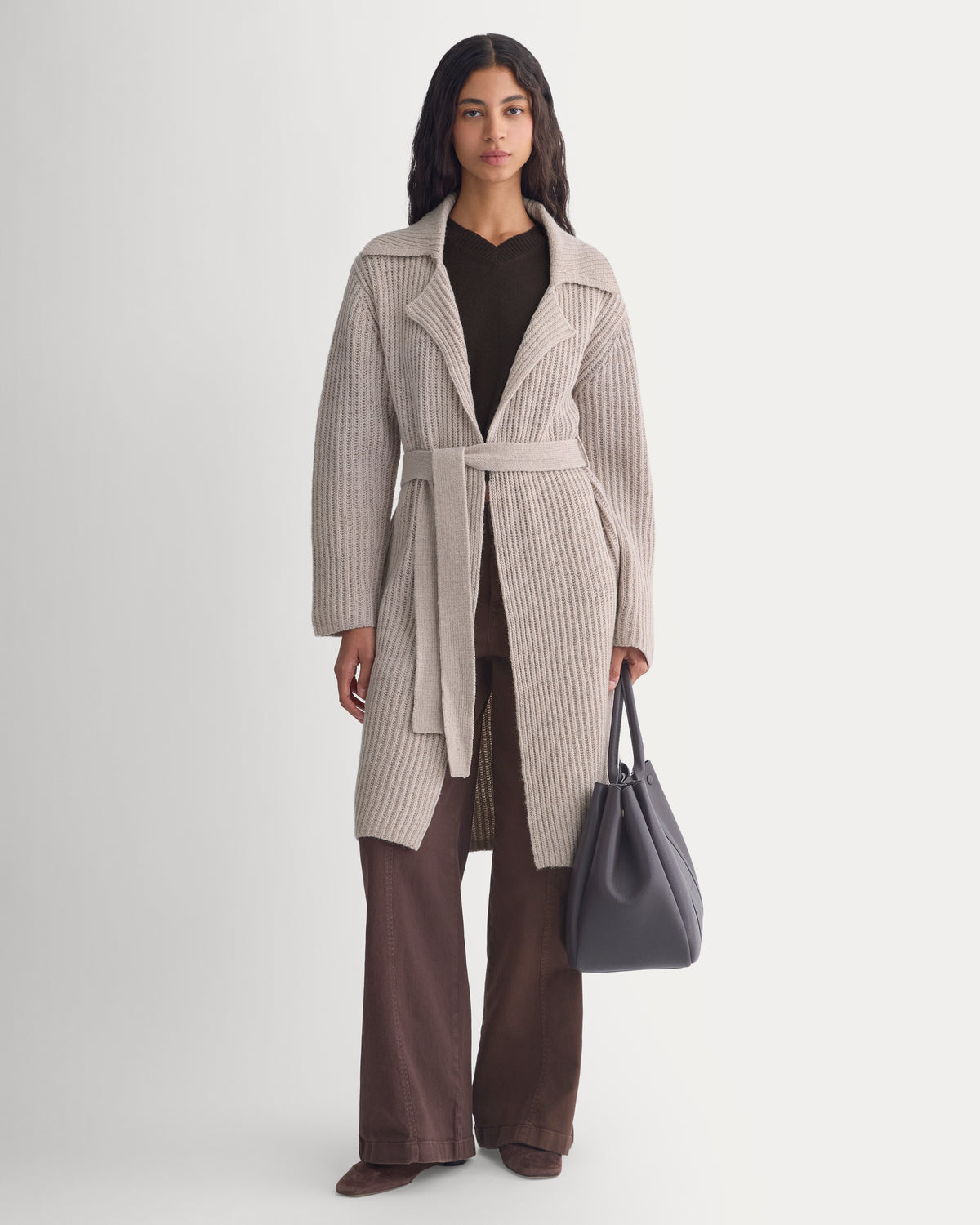 Sweater Robe in Lofty Merino | Better Beige