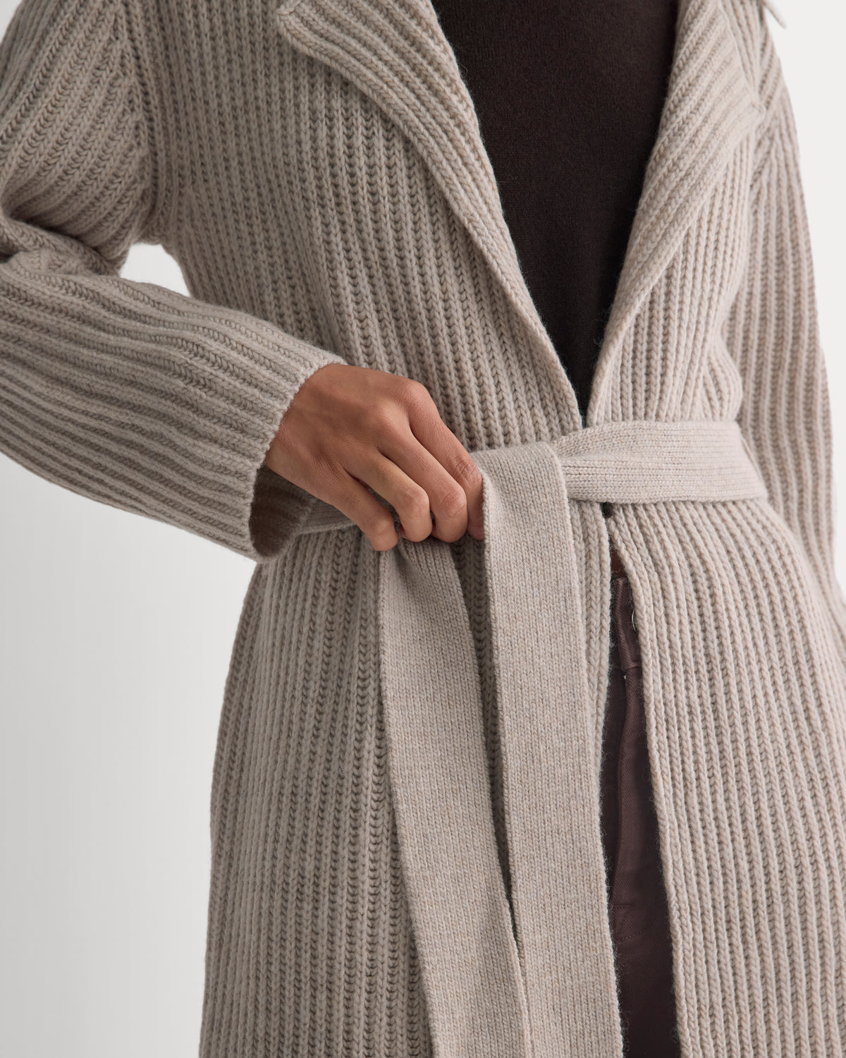 Sweater Robe in Lofty Merino | Better Beige
