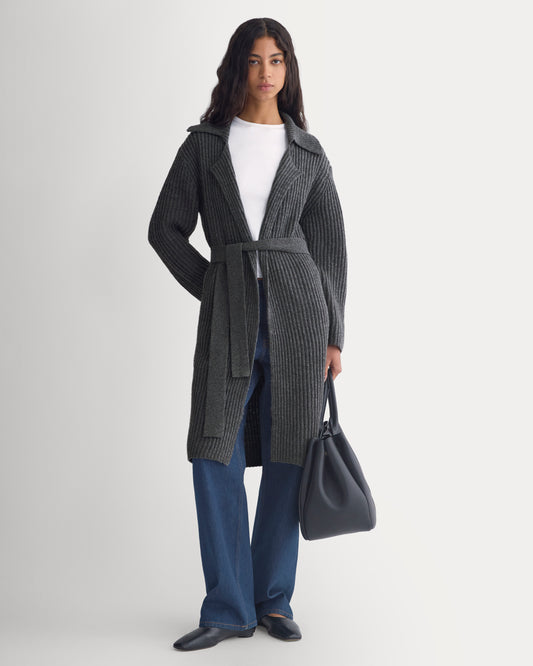 Sweater Robe in Lofty Merino - Better Beige | Zinc