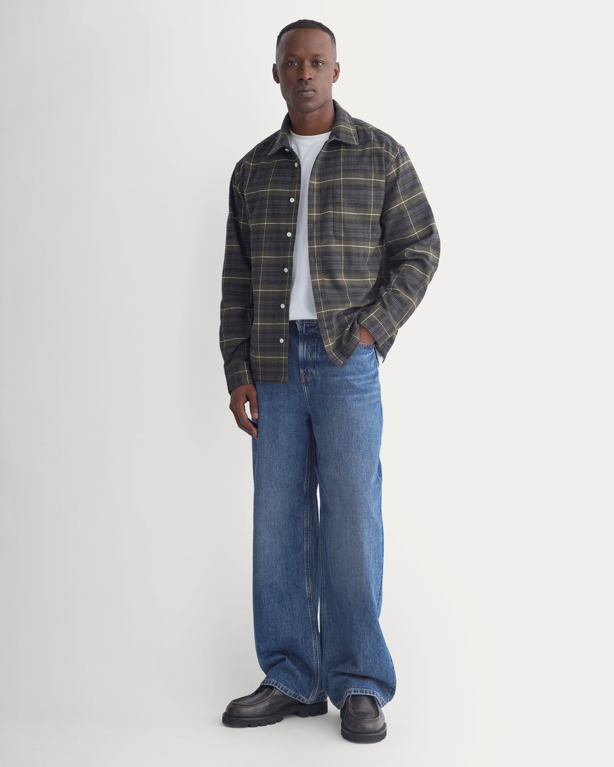 Brushed Flannel Shirt | Heather Beech