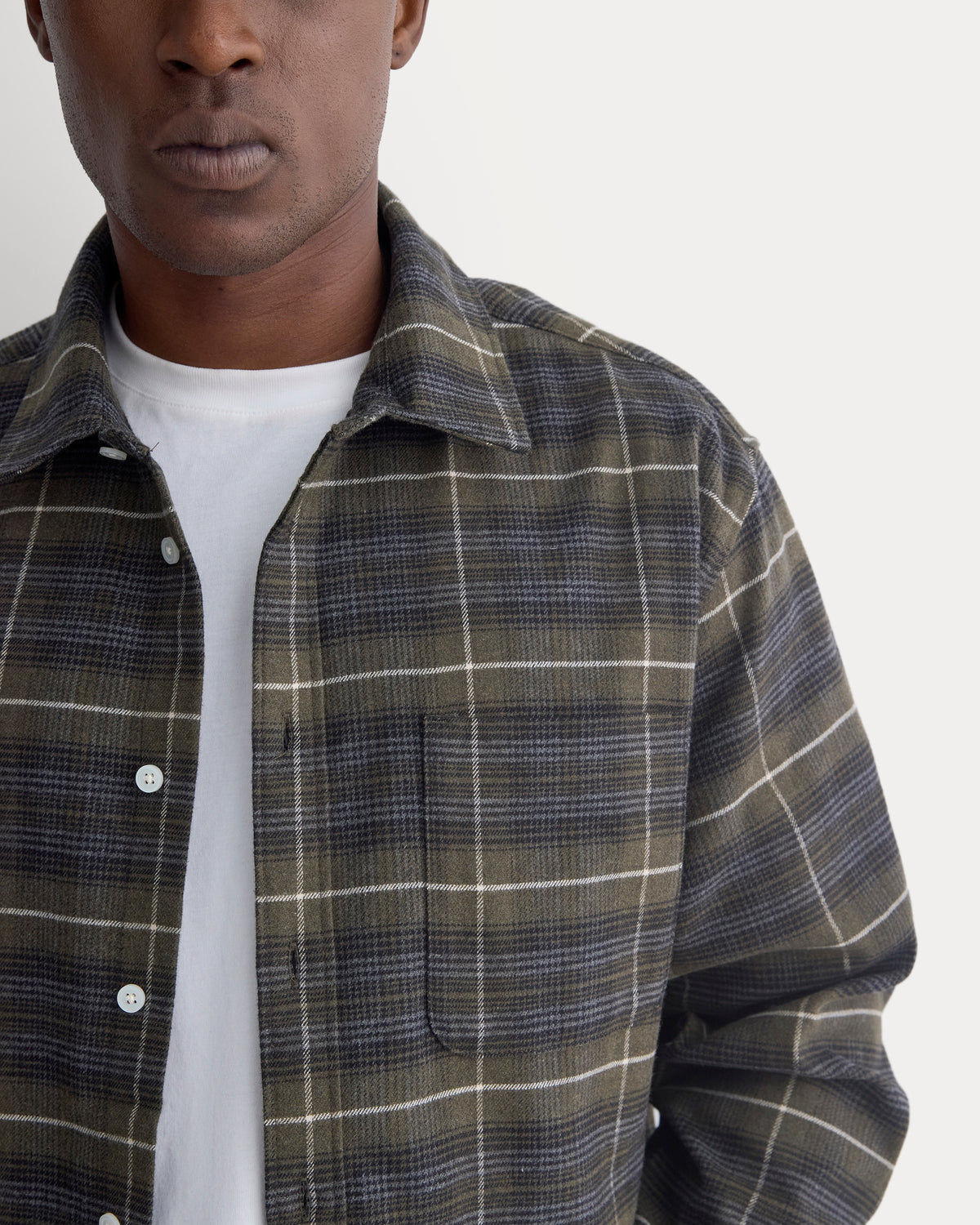 Brushed Flannel Shirt | Heather Beech