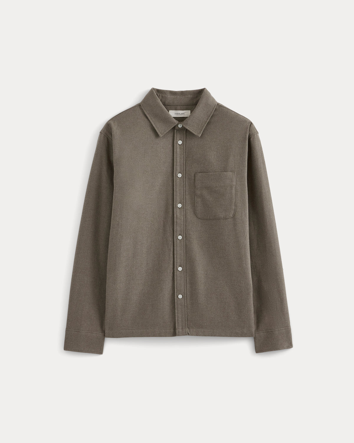 Brushed Flannel Shirt | Heathered Thyme