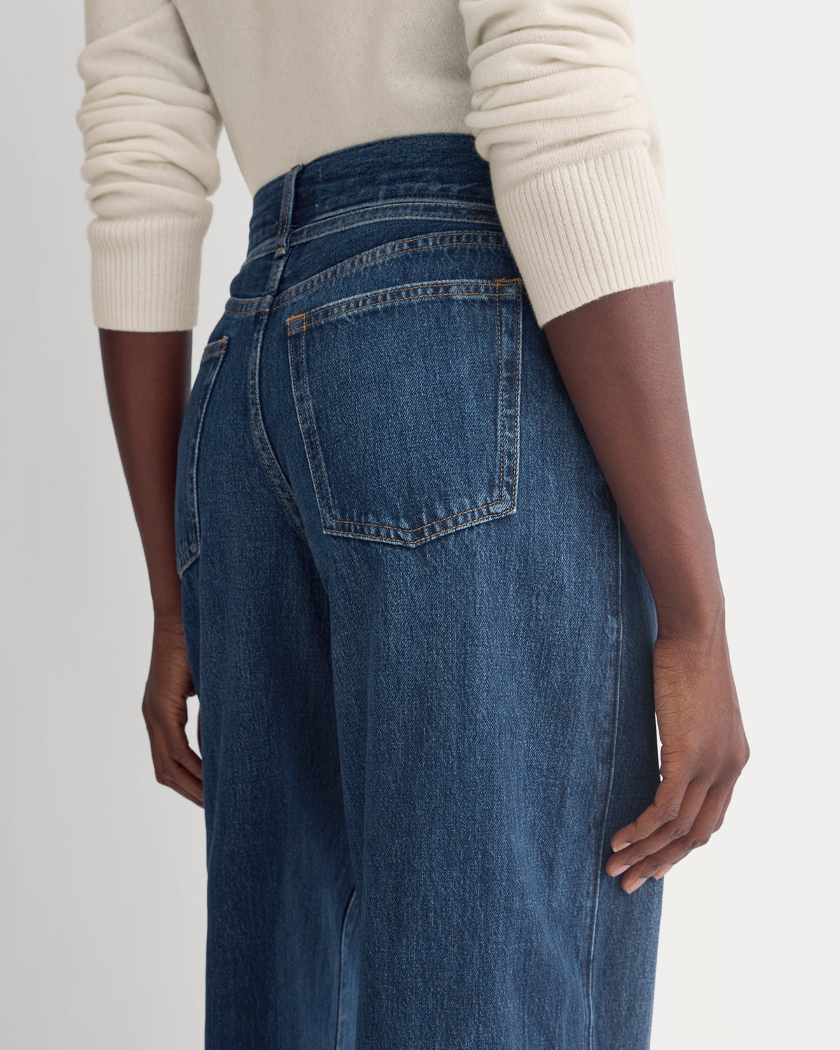 Lightweight Loose Wide-Leg Jean | Dark Indigo