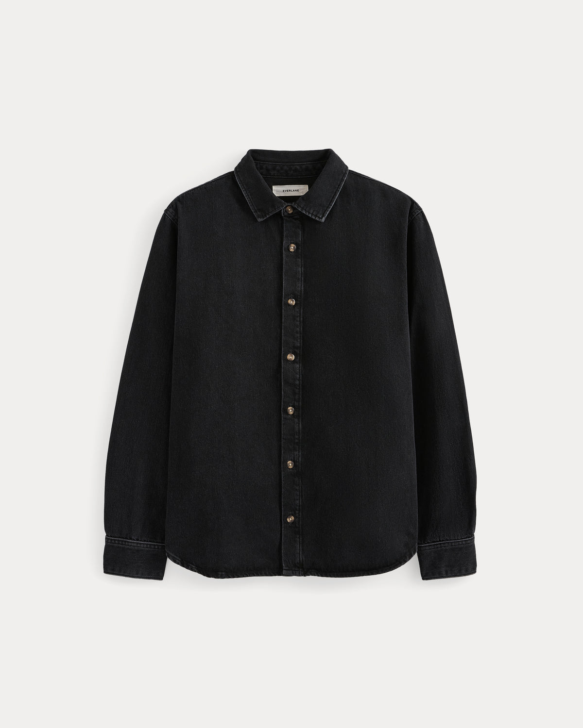 Relaxed Denim Shirt | Washed Black