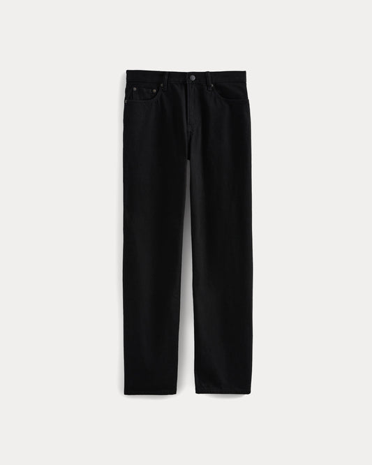 Relaxed Rigid Denim |  Black