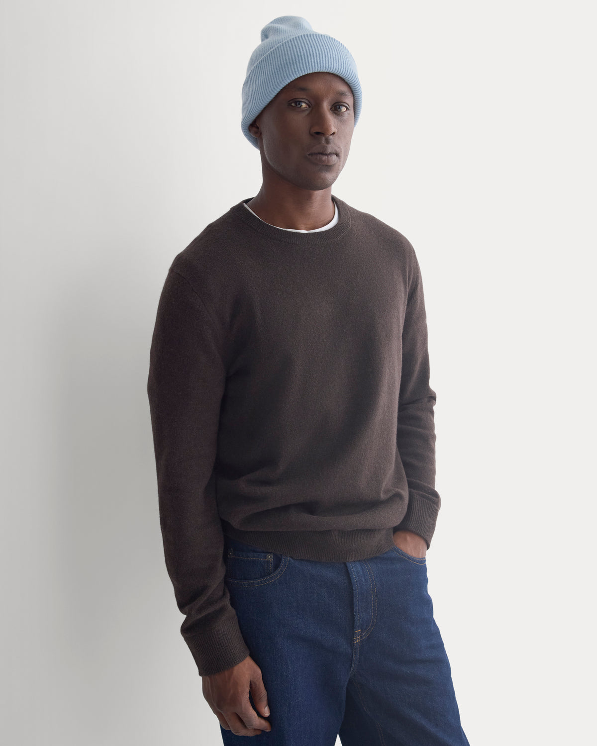 The Cabin Beanie | Cashmere Blue