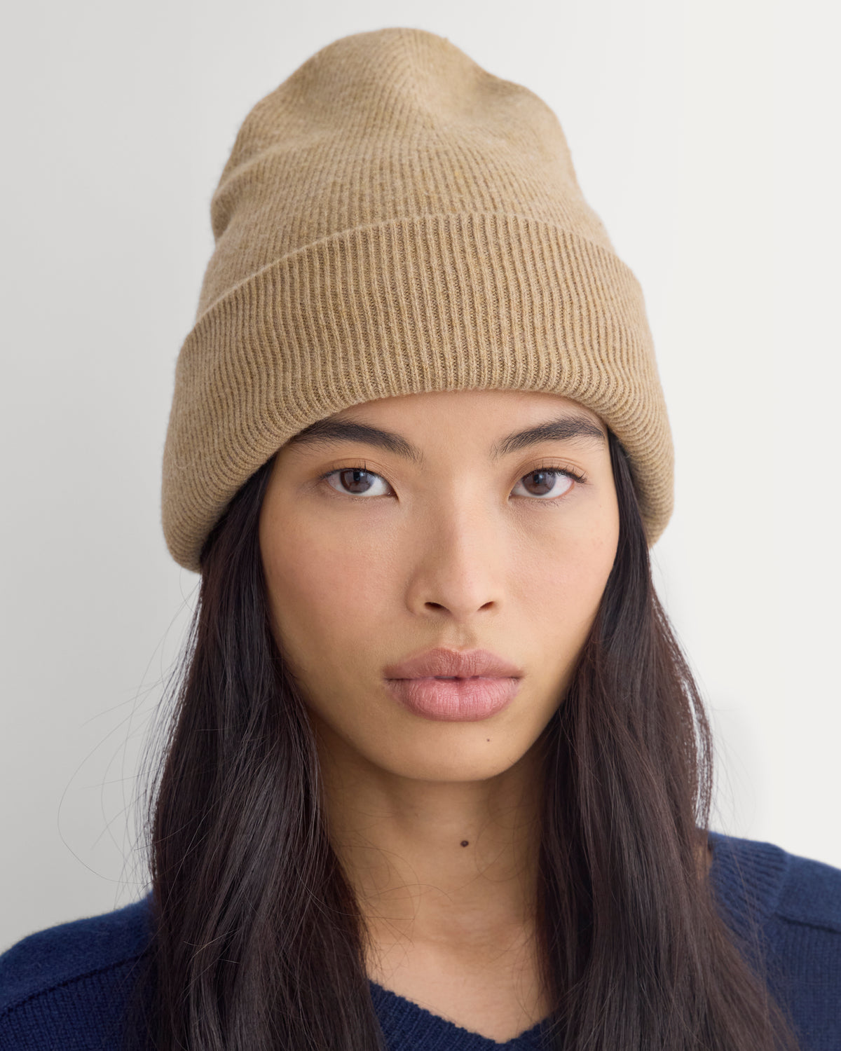 The Cabin Beanie | Dark Heathered Camel