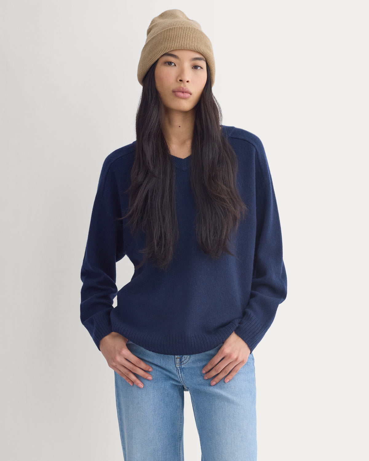 The Cabin Beanie | Dark Heathered Camel