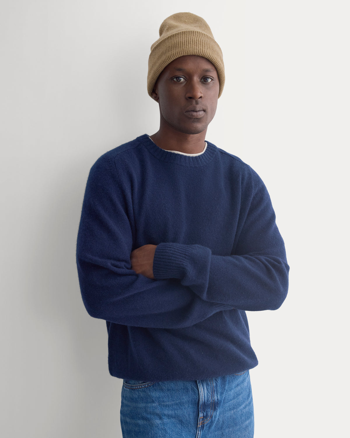 The Cabin Beanie | Dark Heathered Camel