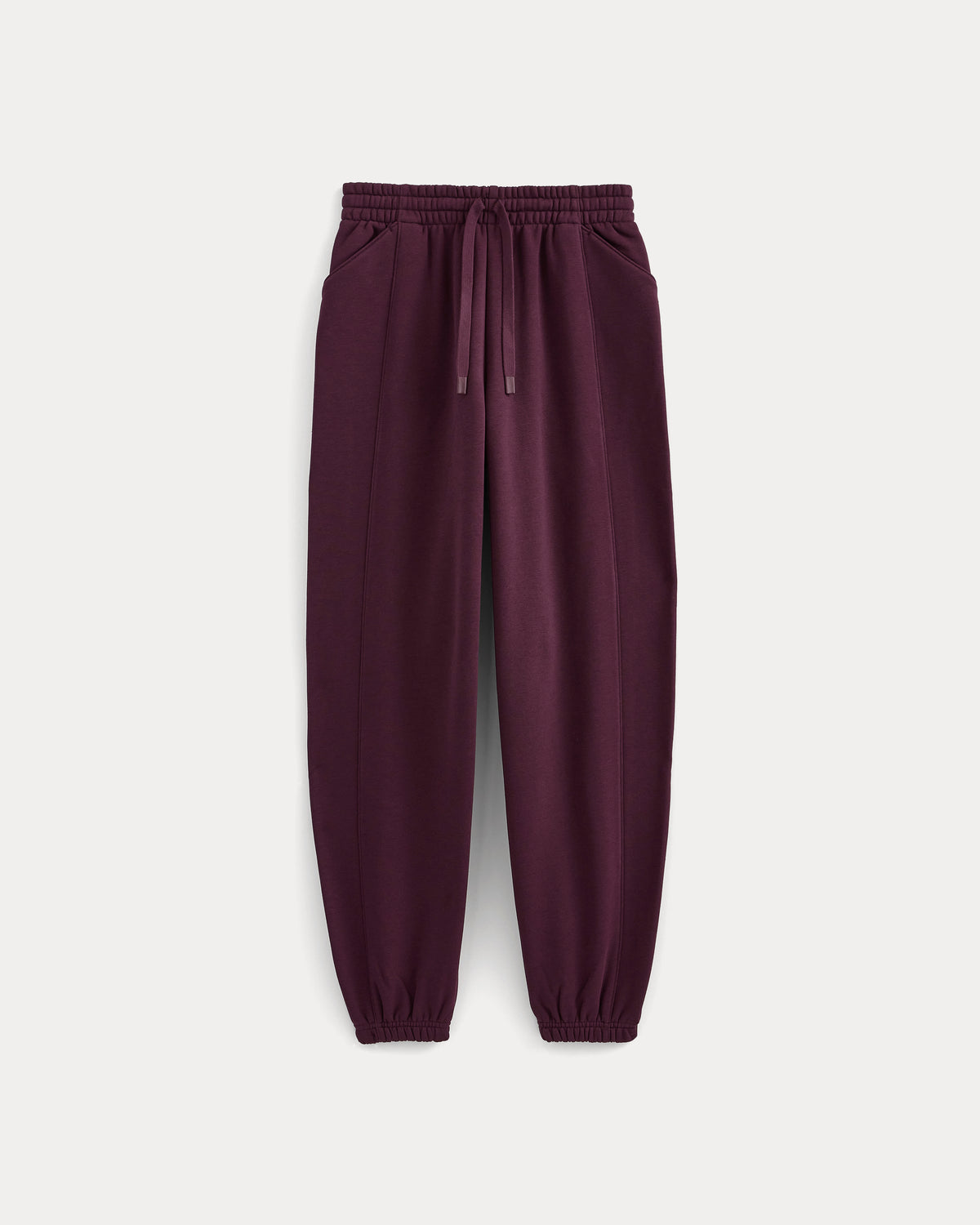 Luxe Fleece Baggy Jogger | Deep Plum