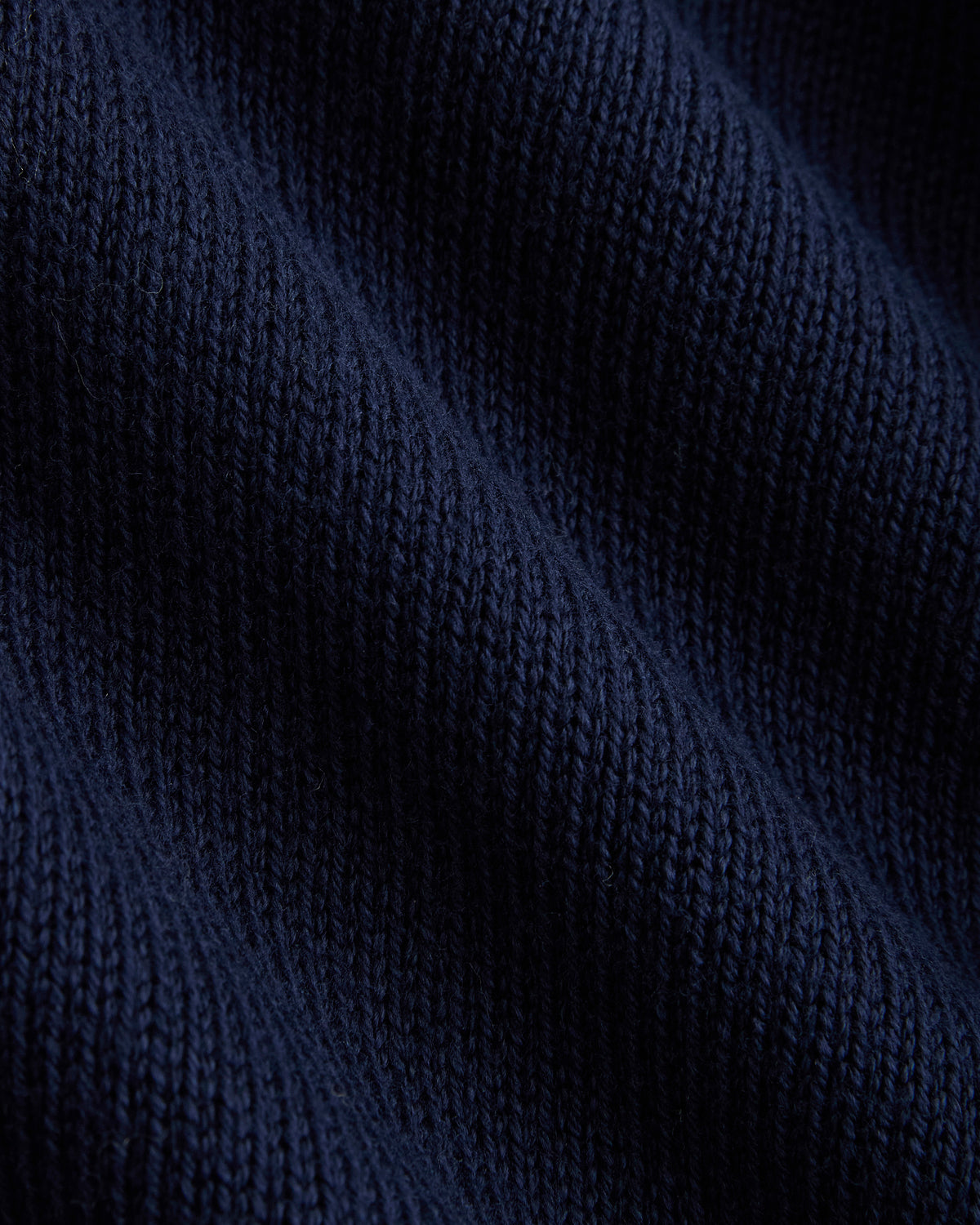 Boxy V-Neck Sweater in Everyday Cotton |  Navy