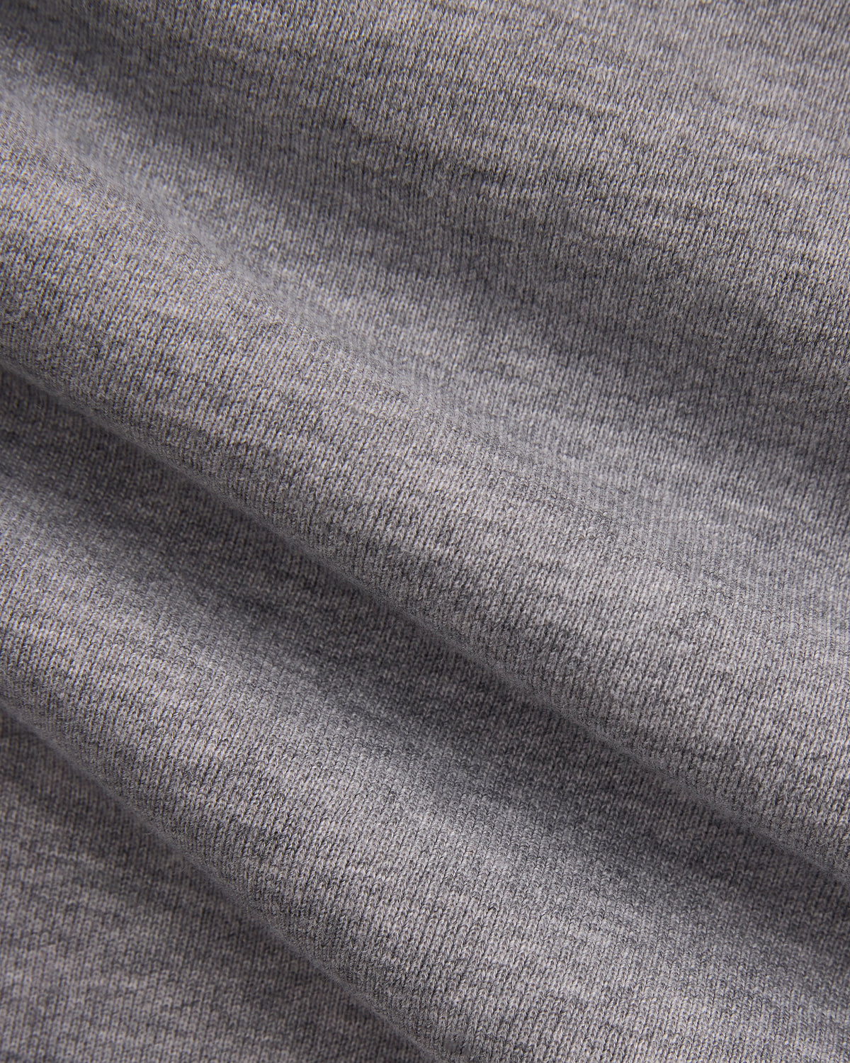 Luxe Fleece Full-Zip Turtleneck | Vintage Heather Grey