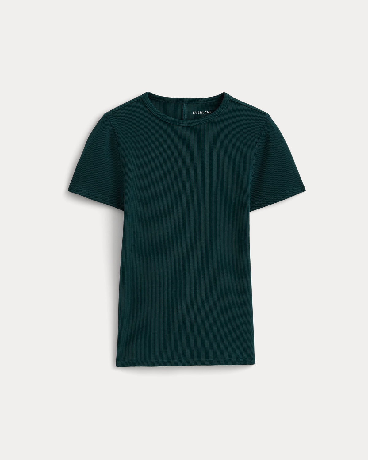 Effortless Rib Short-Sleeve Crew | Ponderosa Pine