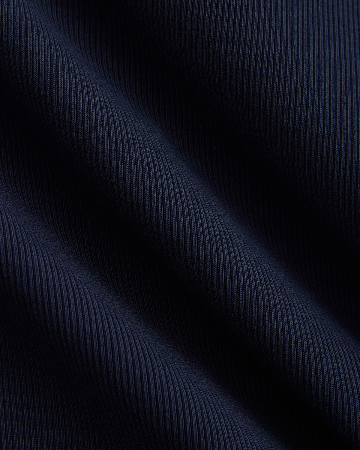 Effortless Rib Classic Long Sleeve |  Navy