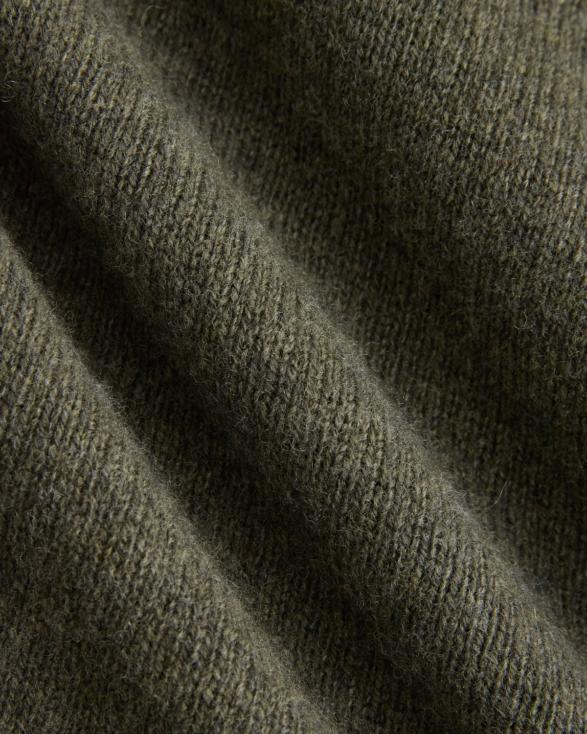 The Felted Merino Hoodie | Heathered Olive